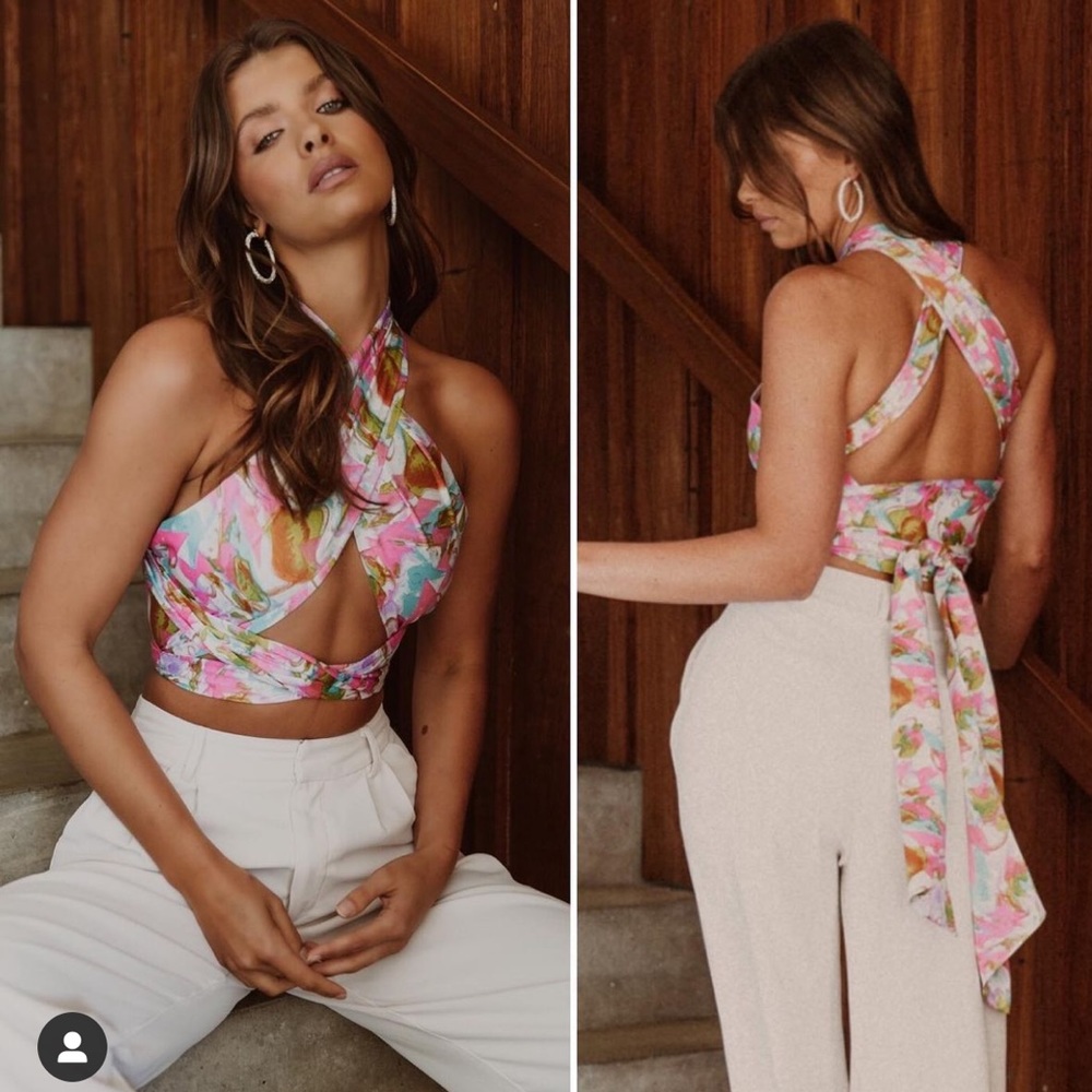 Elaina Scarf Top (Season Sales❣️)